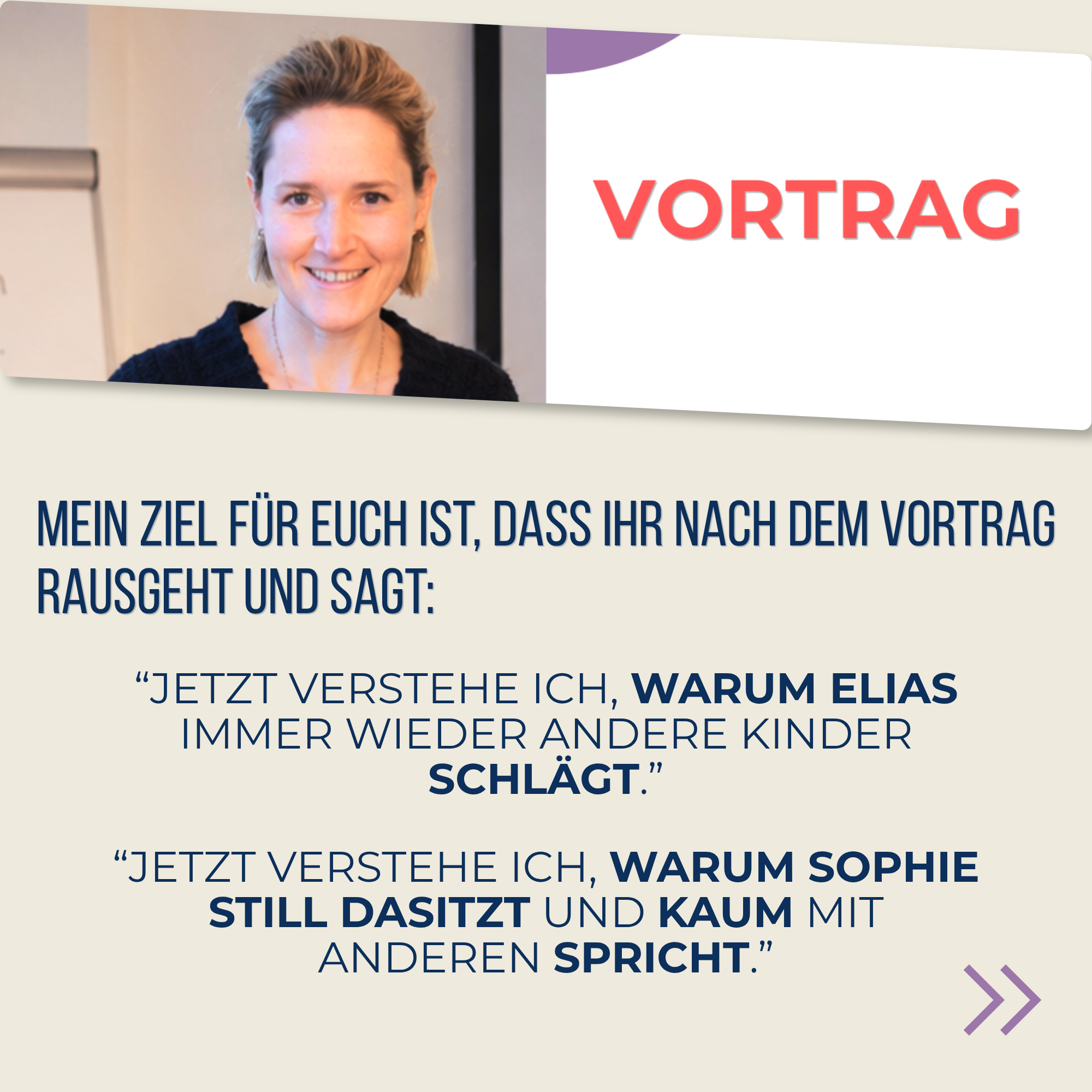 Vortrag Jetzt verstehe ich