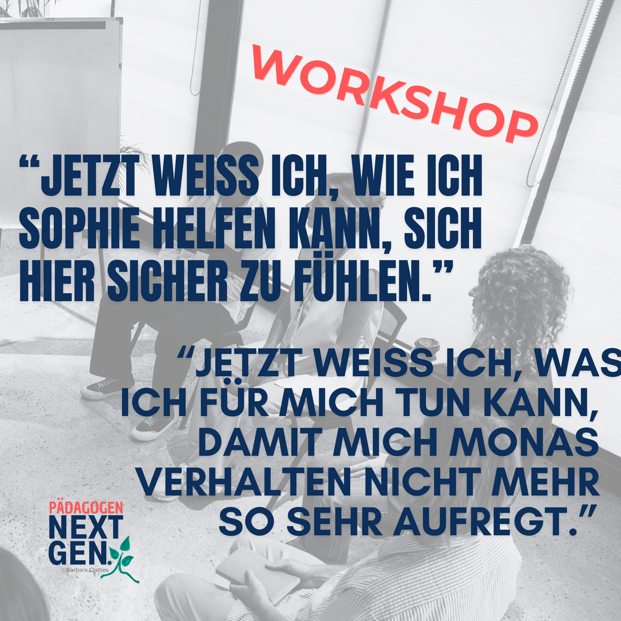 Workshop Jetzt weiß ich2